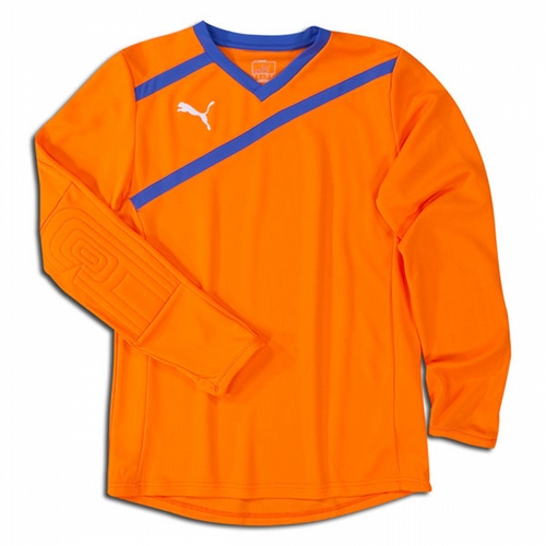 PUMA Esito Long Sleeve Goalkeeper Jersey (includes logo and number on back) - Orange