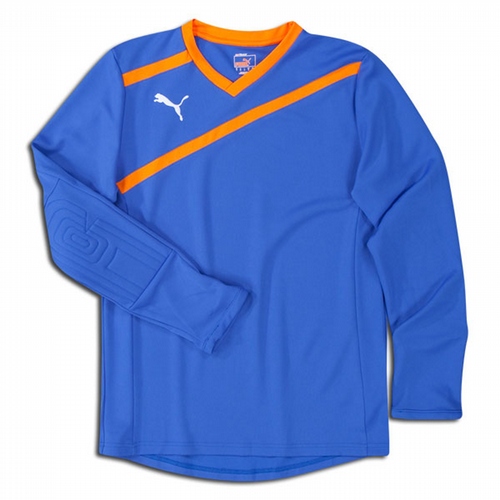 PUMA Esito Long Sleeve Goalkeeper Jersey (includes logo and number on back) - Blue