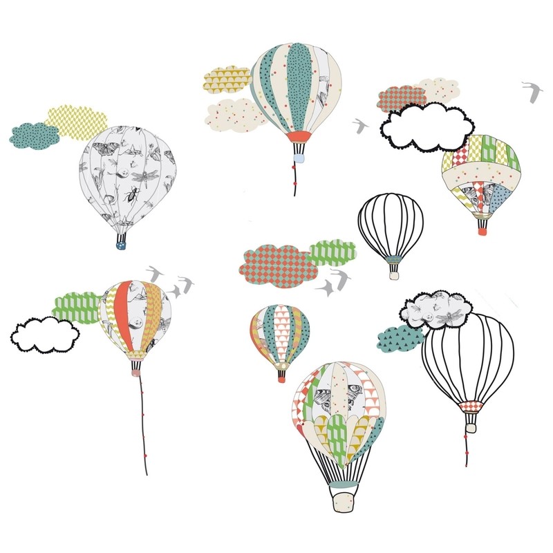 stickers Montgolfière MIMI LOU