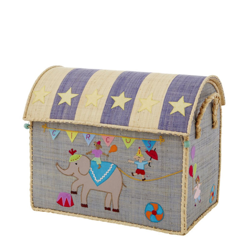 Coffre en raffia CIRCUS