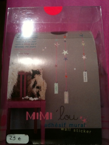 sticker frise étoiles MIMI LOU