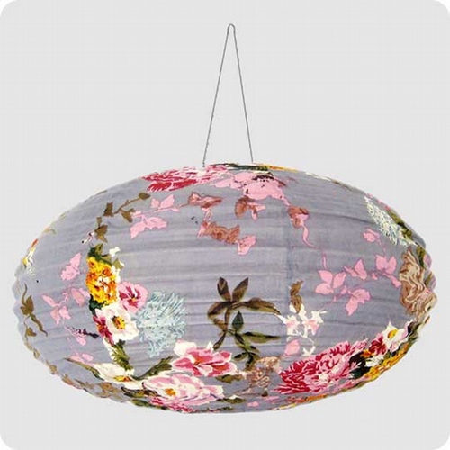 Lampion en tissu imprimé BAKKER MADE WITH LOVE