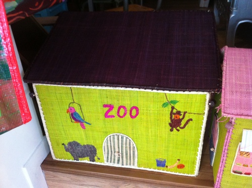 Coffre à jouet &quot;Zoo&quot; RICE. Existe en 3 tailles