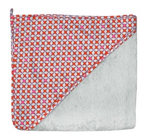 Cape de bain bébé PETIT PAN gris clair