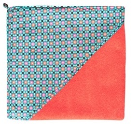 Cape de bain bébé PETIT PAN orange