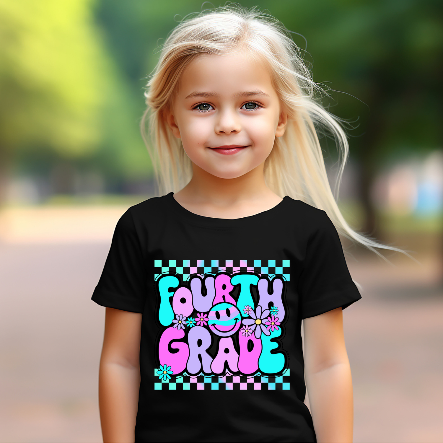 Preppy Smiley - Fourth grade