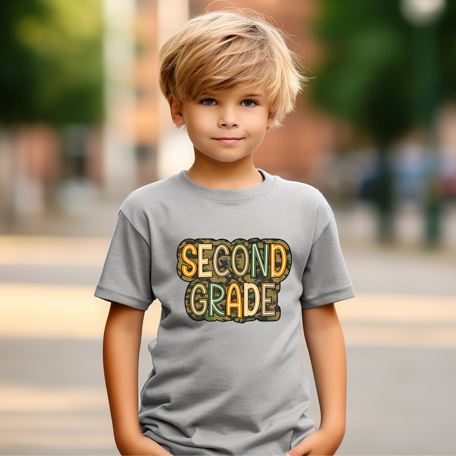Camo Grade - Second Grade