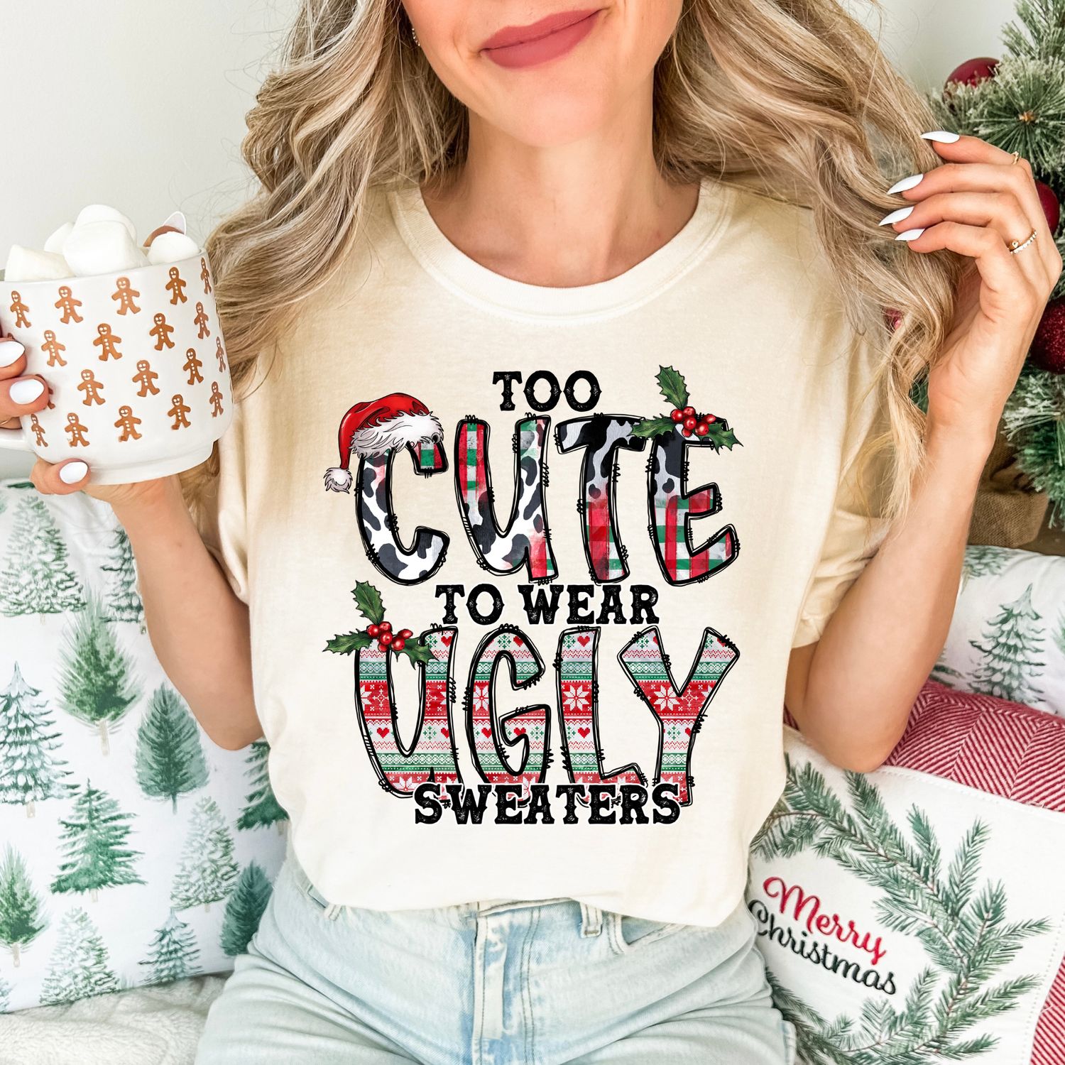 Too Cute Too Wear Ugly Sweaters