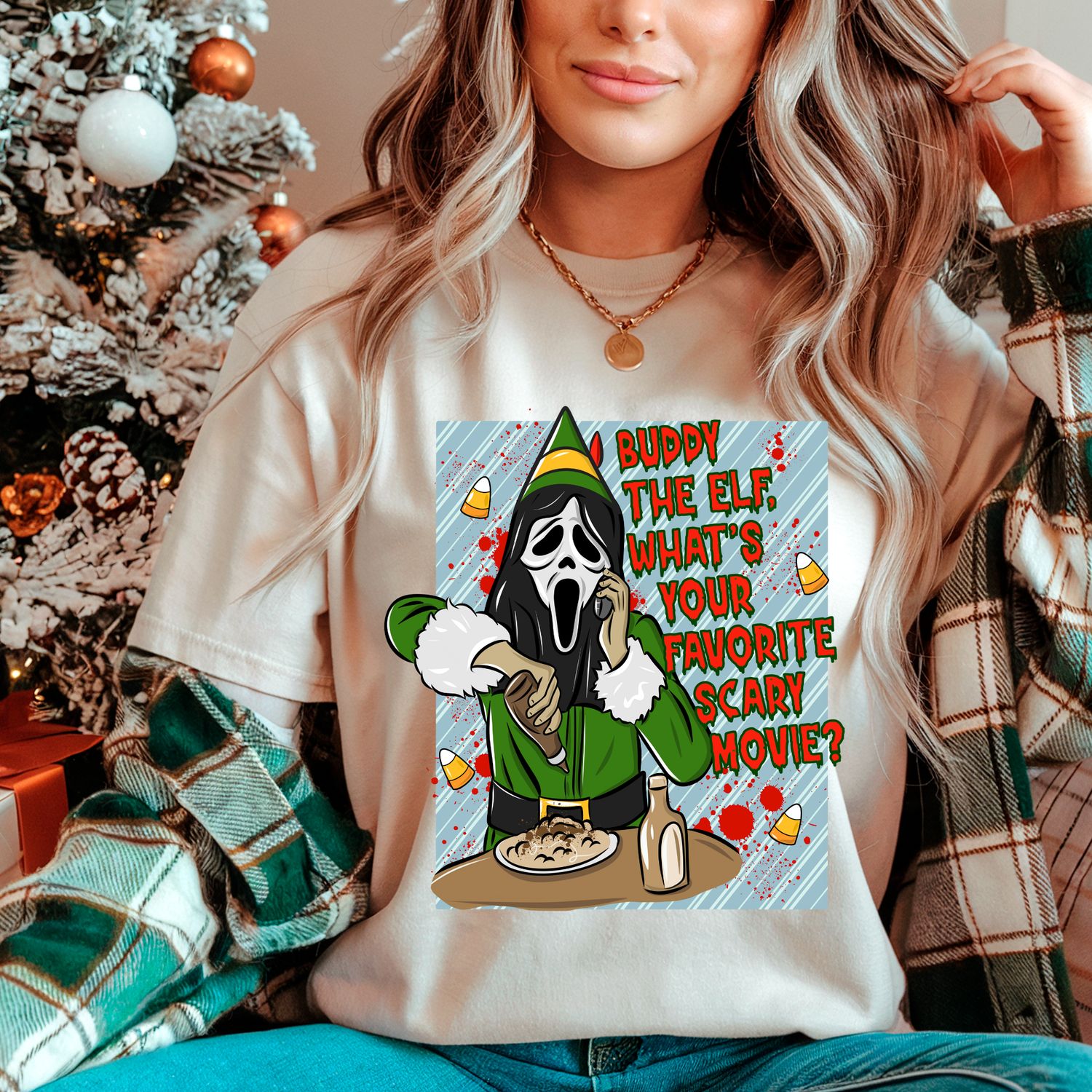 BUDDY THE ELF! WHAT&#39;S YOUR FAVORITE SCARY MOVIE