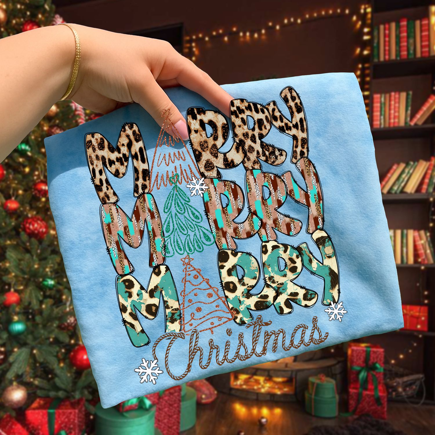 WESTERN MERRY MERRY MERRY CHRISTMAS