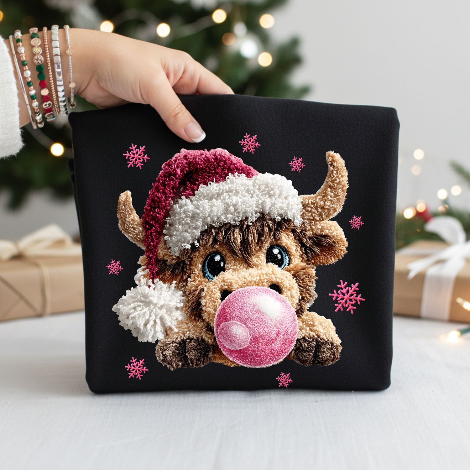 YARN CHRISTMAS HIGHLAND BUBBLE