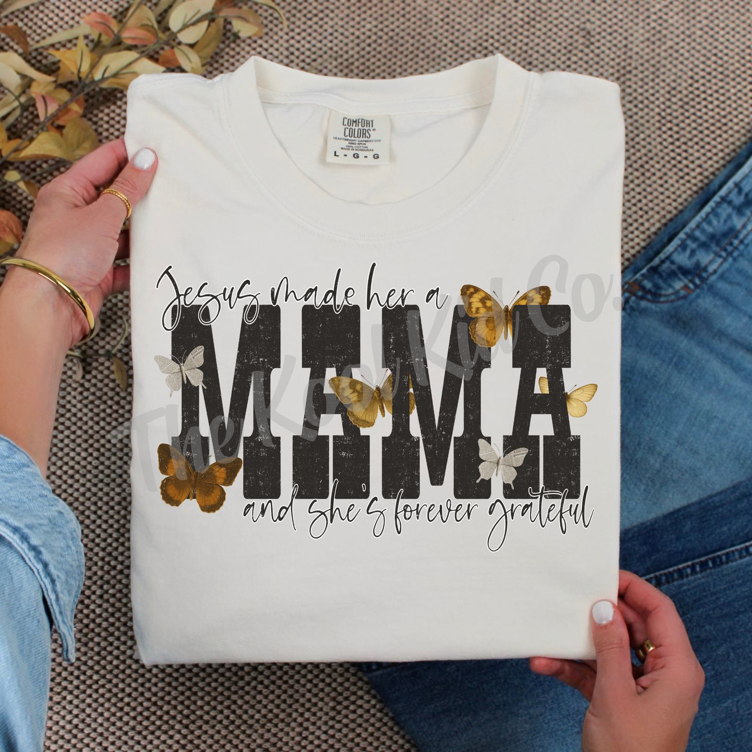 JESUS MADE HER A MAMA BUTTERFLIES