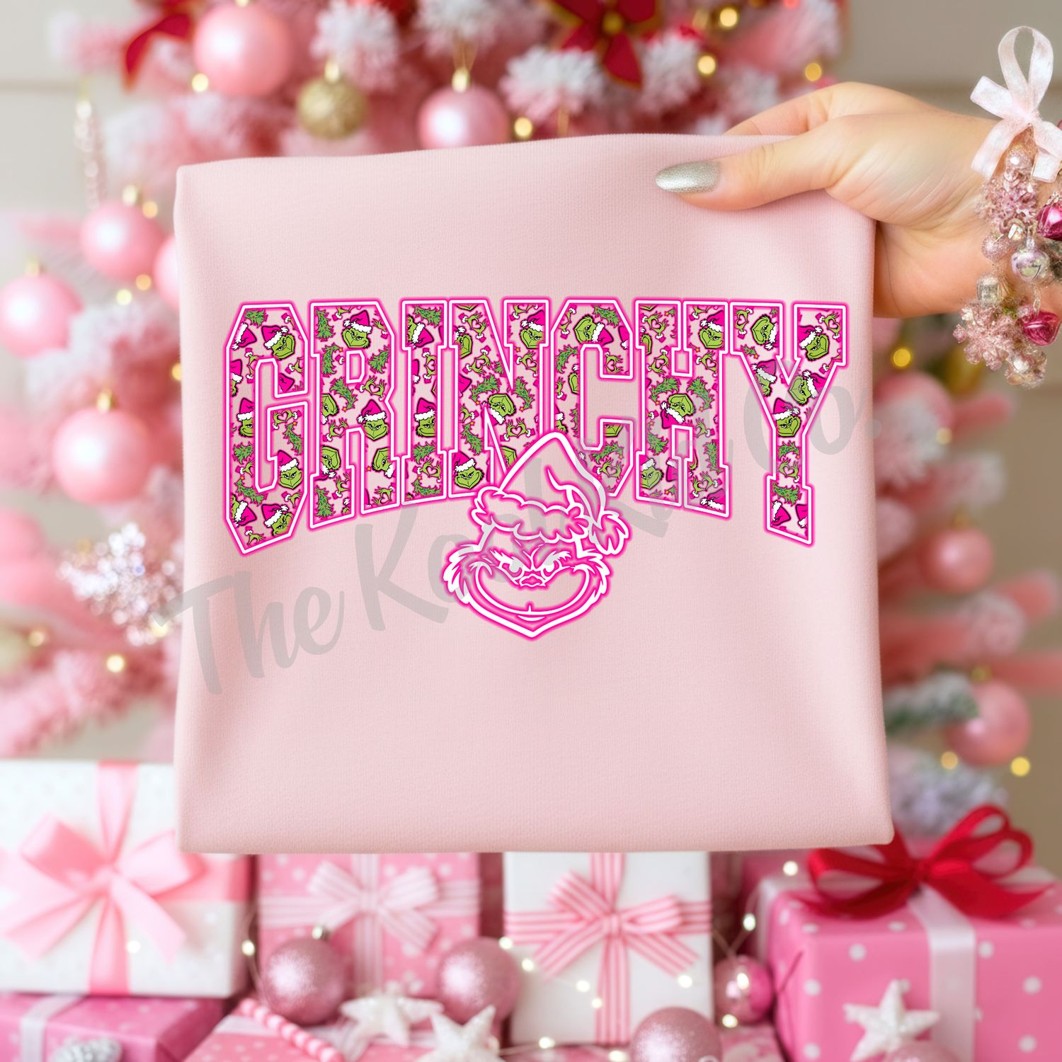 PINK NEON GRINCHY