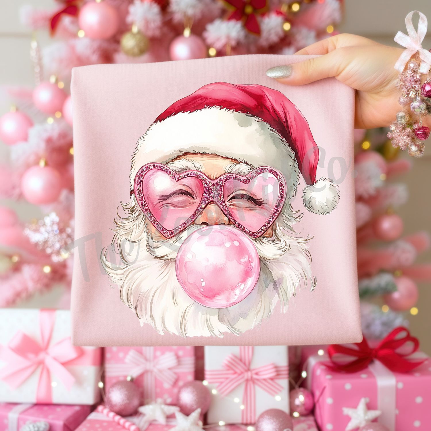 BLOWING BUBBLE SANTA