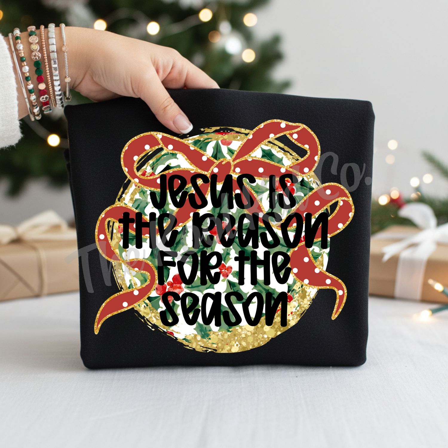 JESUS IS THE REASON FOR THE SEASON ORNAMENT