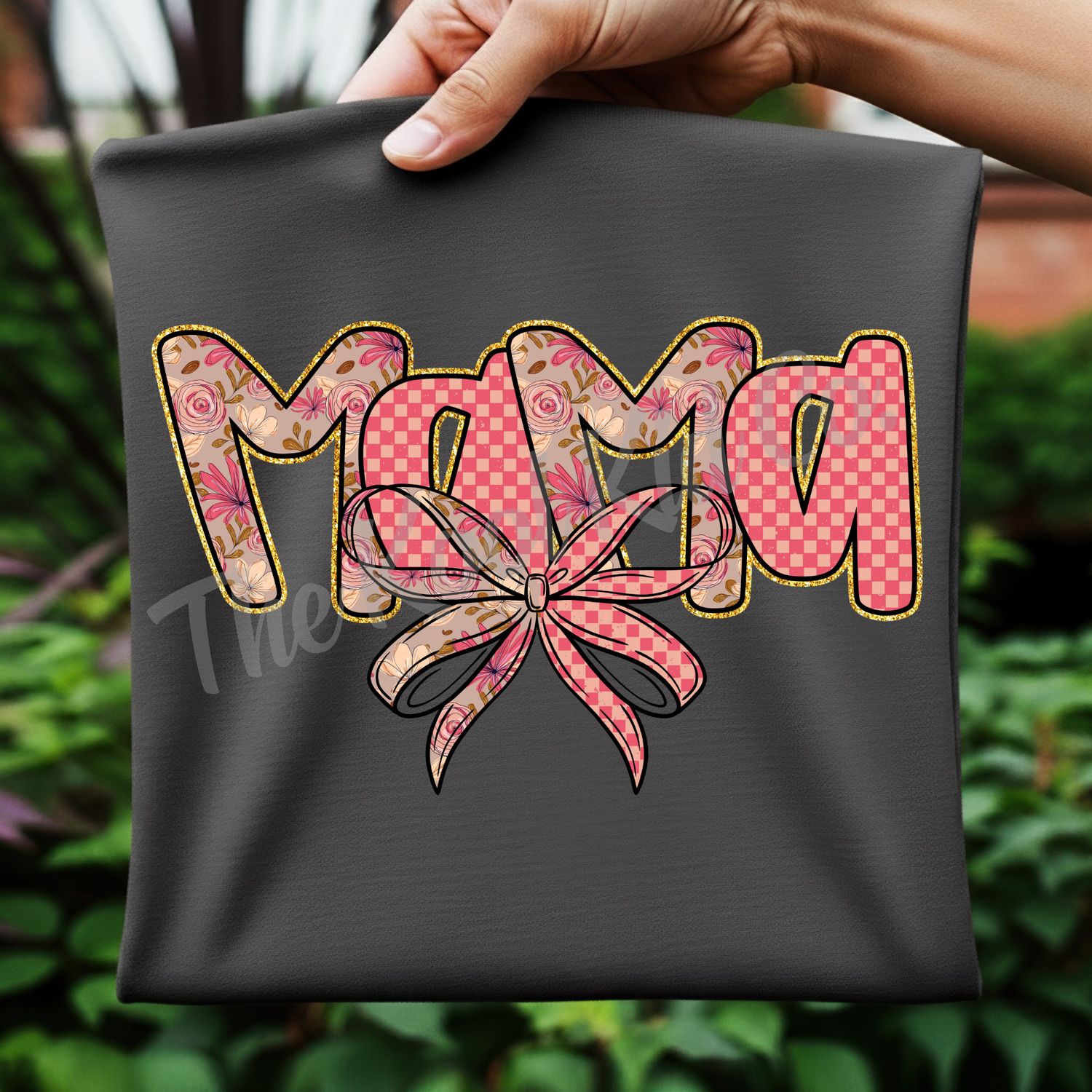 FLORAL CHECKERED MAMA