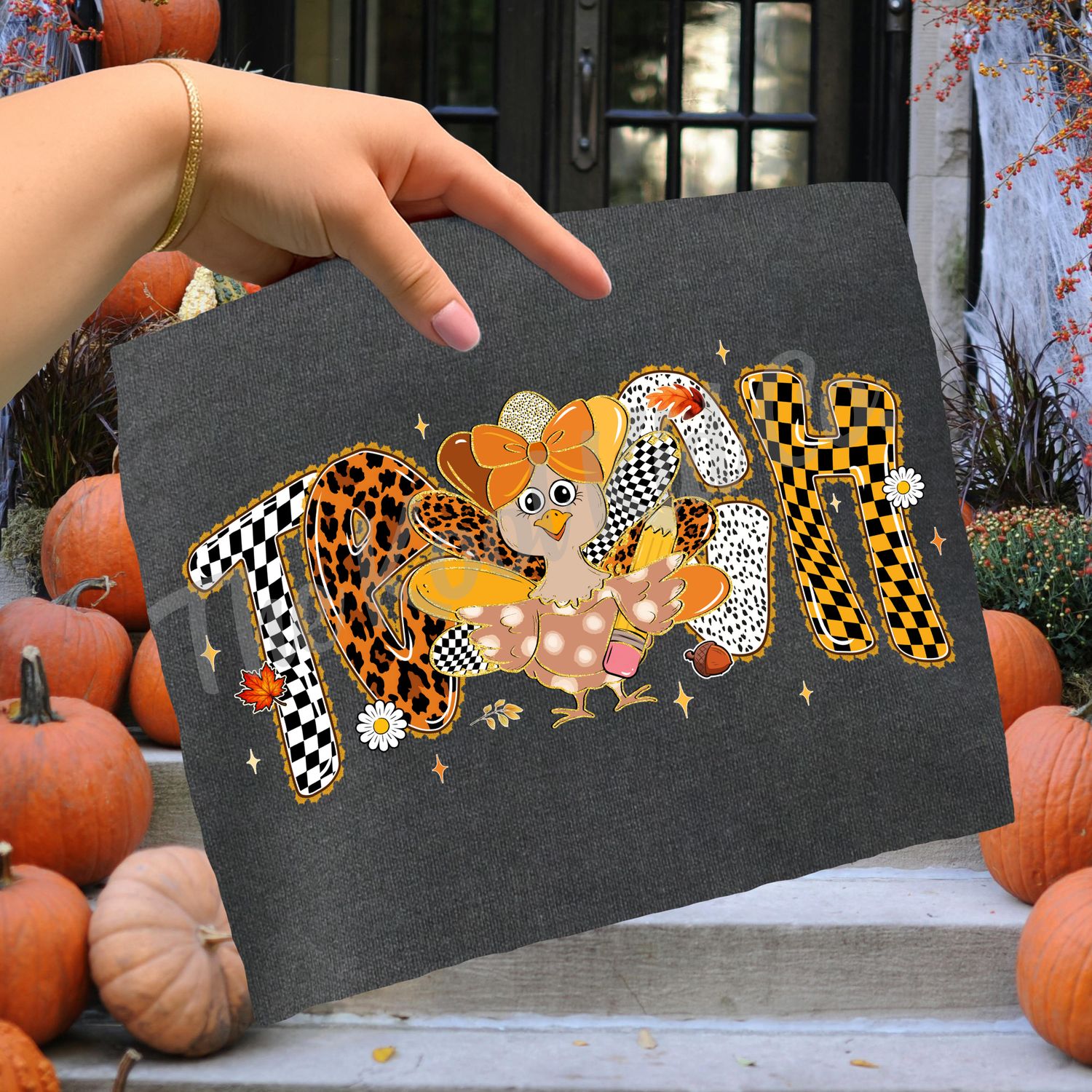 CHECKERED THANKSGIVING TEACH