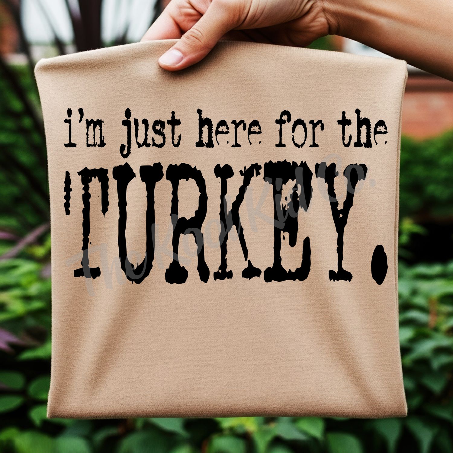 I&#39;M JUST HERE FOR THE TURKEY