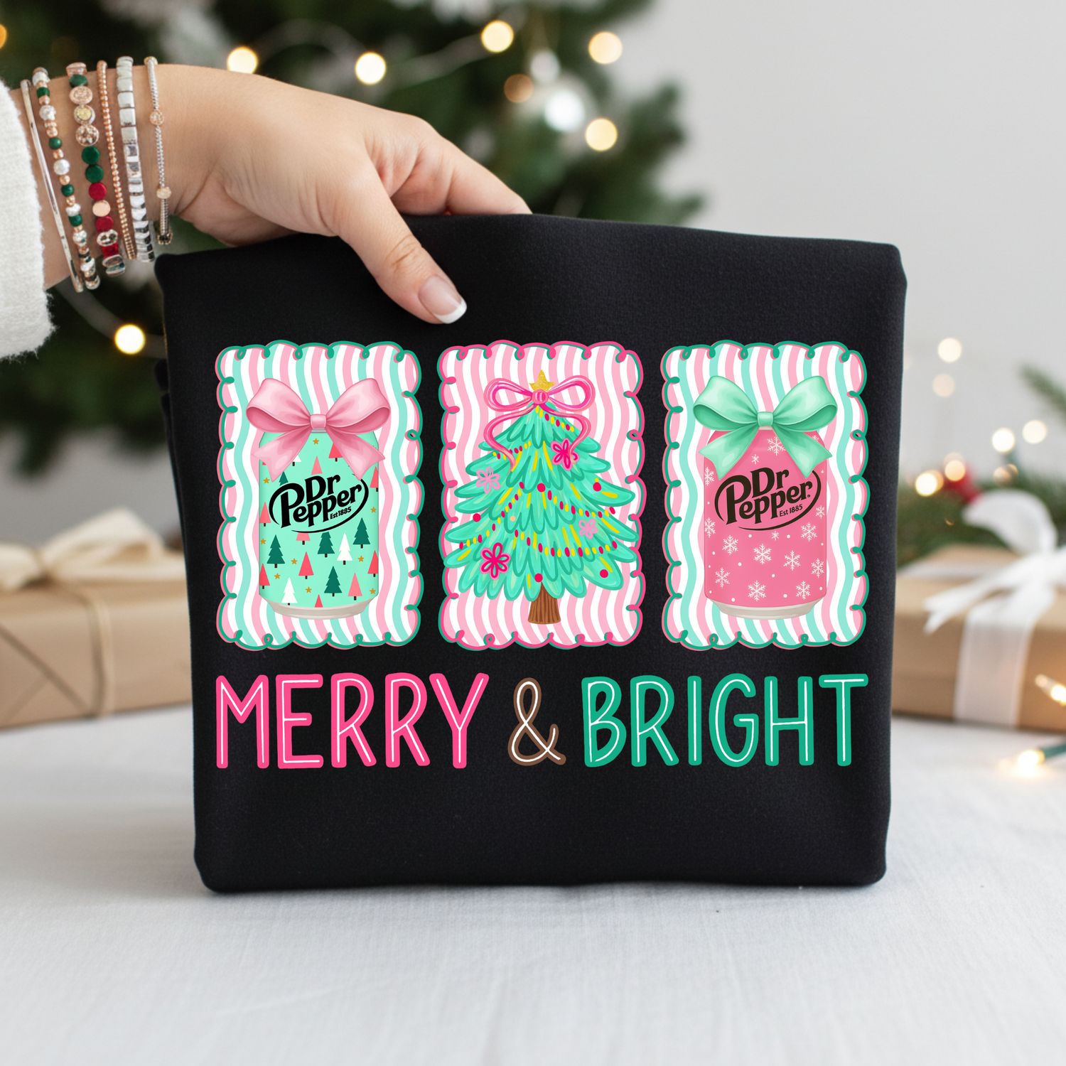 MERRY AND BRIGHT DR. PEPPER