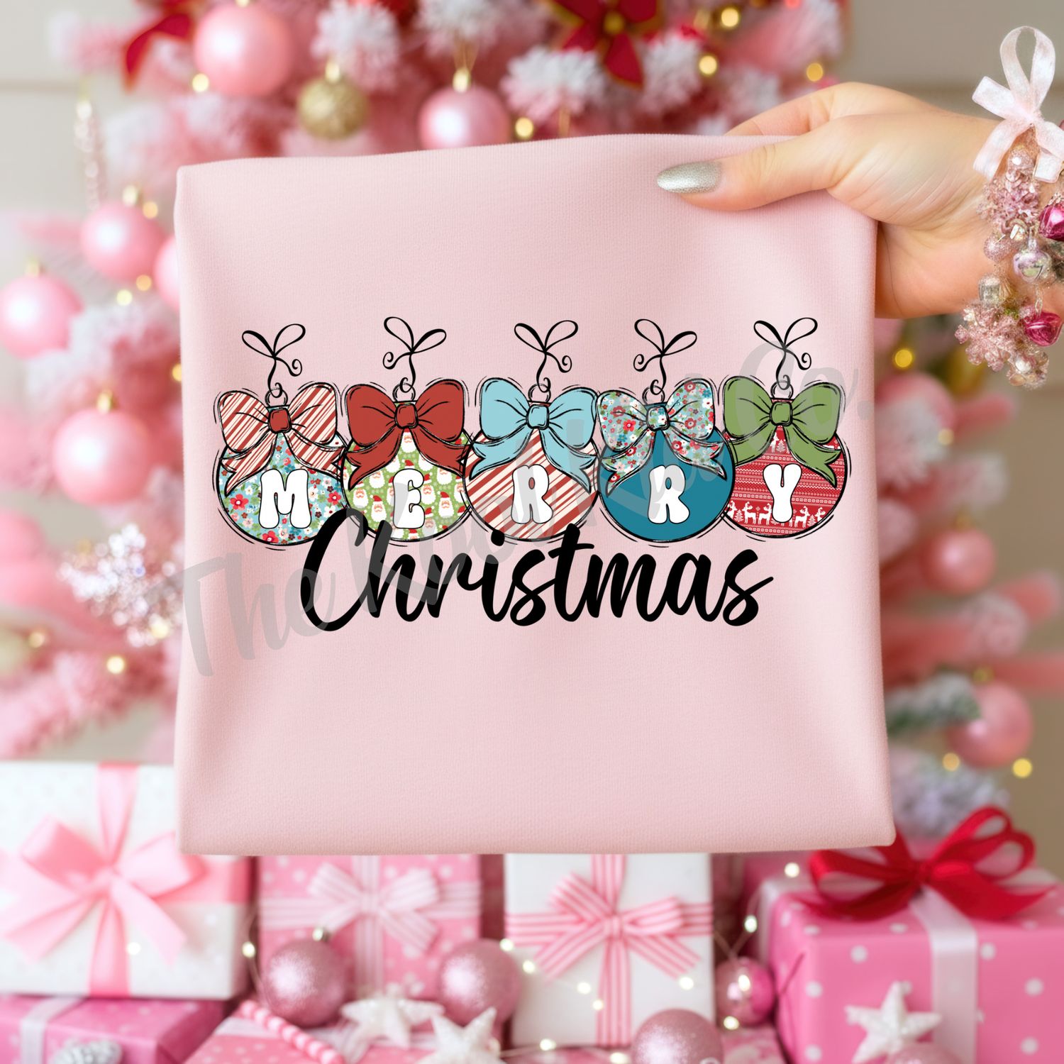 MERRY CHRISTMAS ORNAMENTS