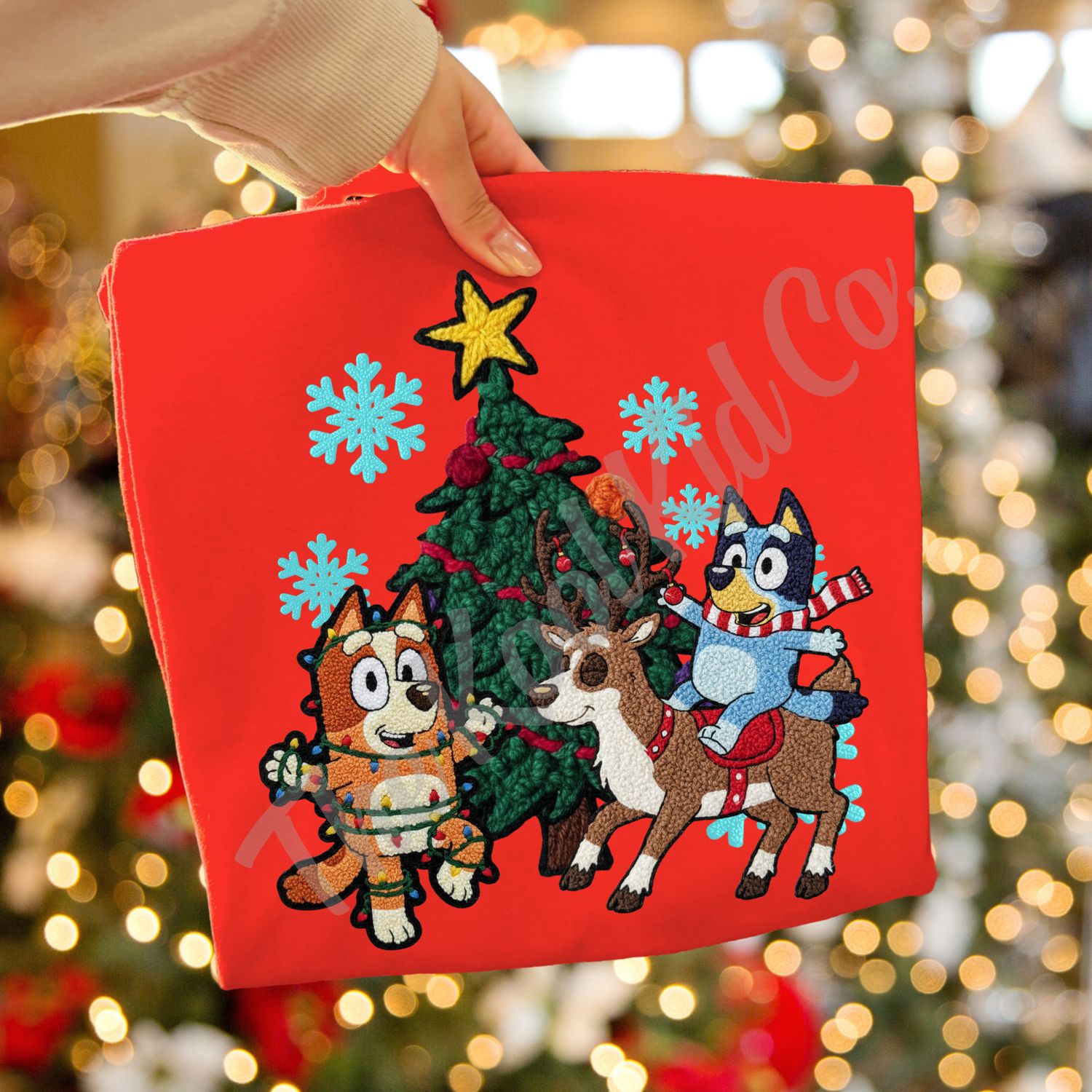 CHENILLE BLUEY FAMILY CHRISTMAS