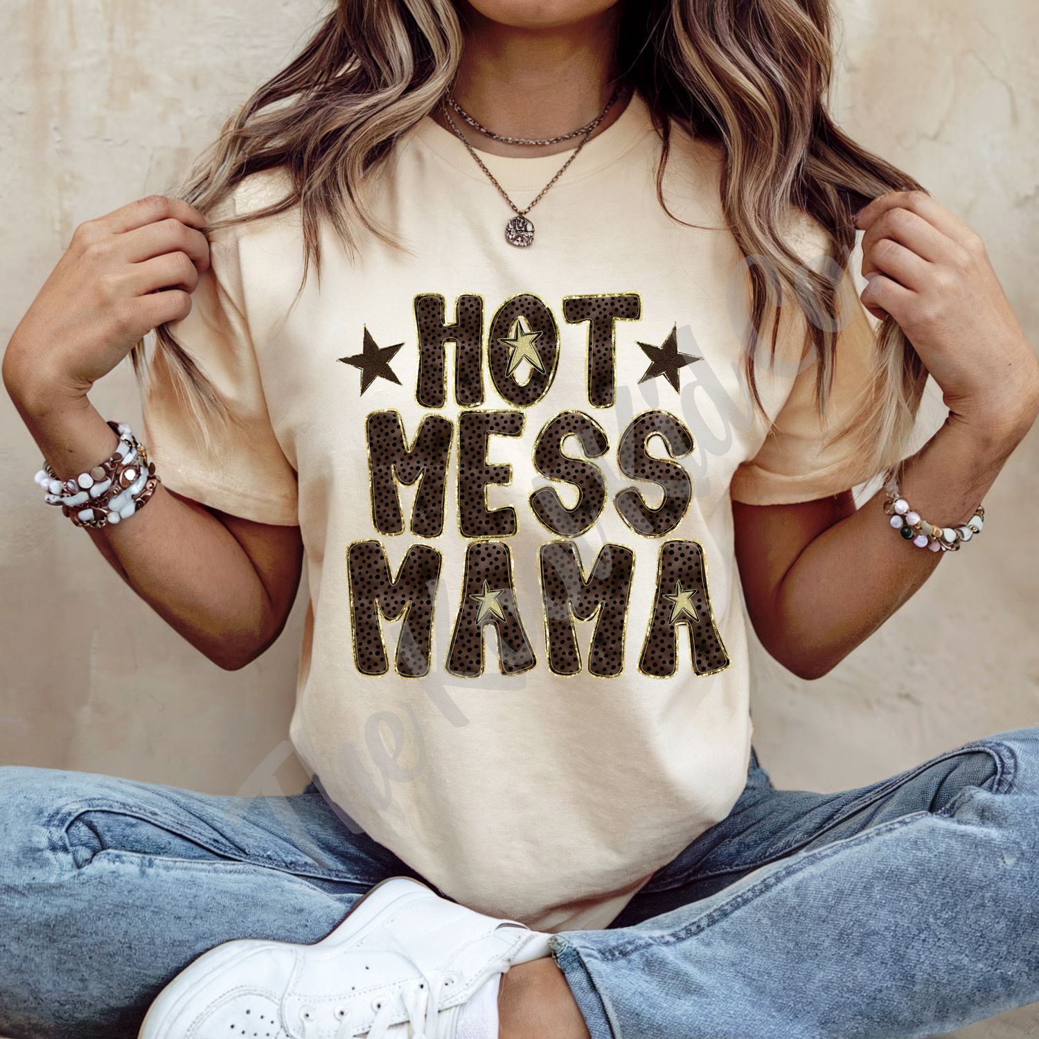 LEOPARD HOT MESS MAMA
