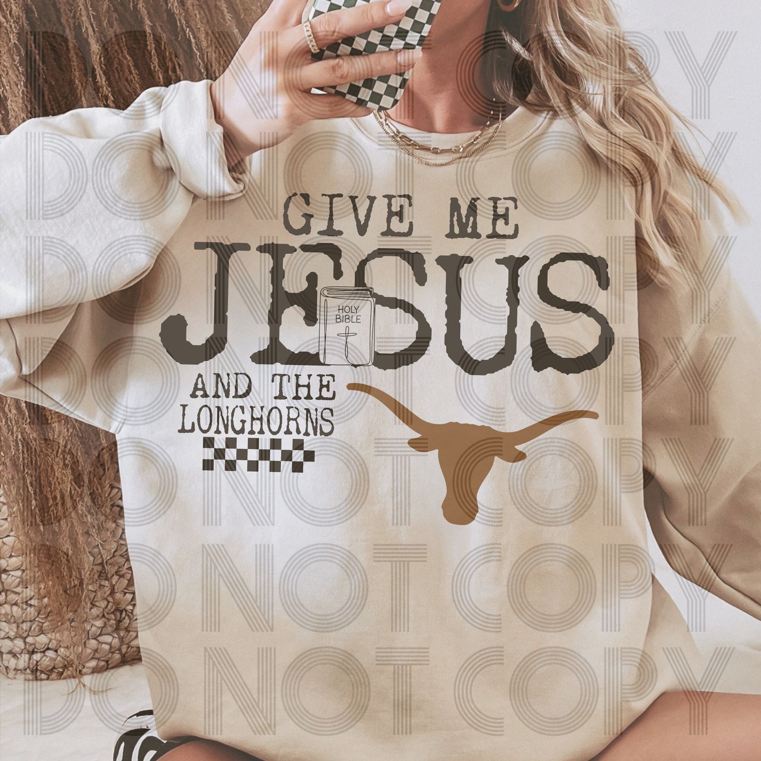 GIVE ME JESUS AND THE LONGHORNS