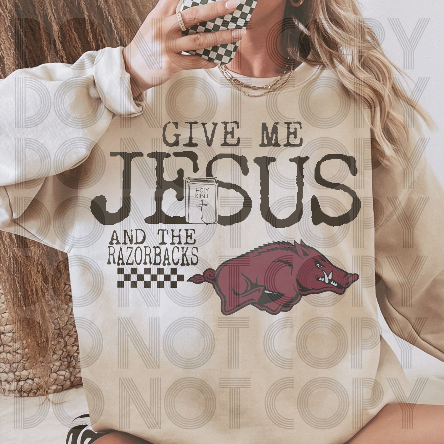 GIVE ME JESUS AND THE RAZORBACKS