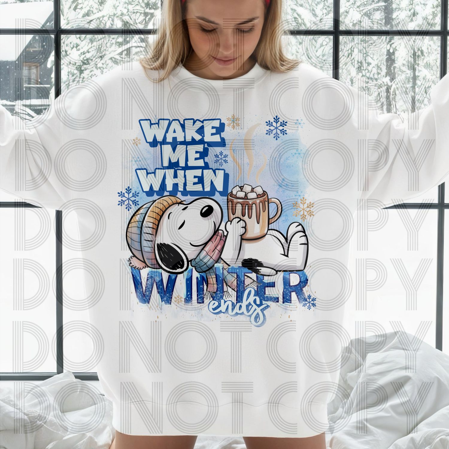 SNOOPY WAKE ME WHEN WINTER ENDS