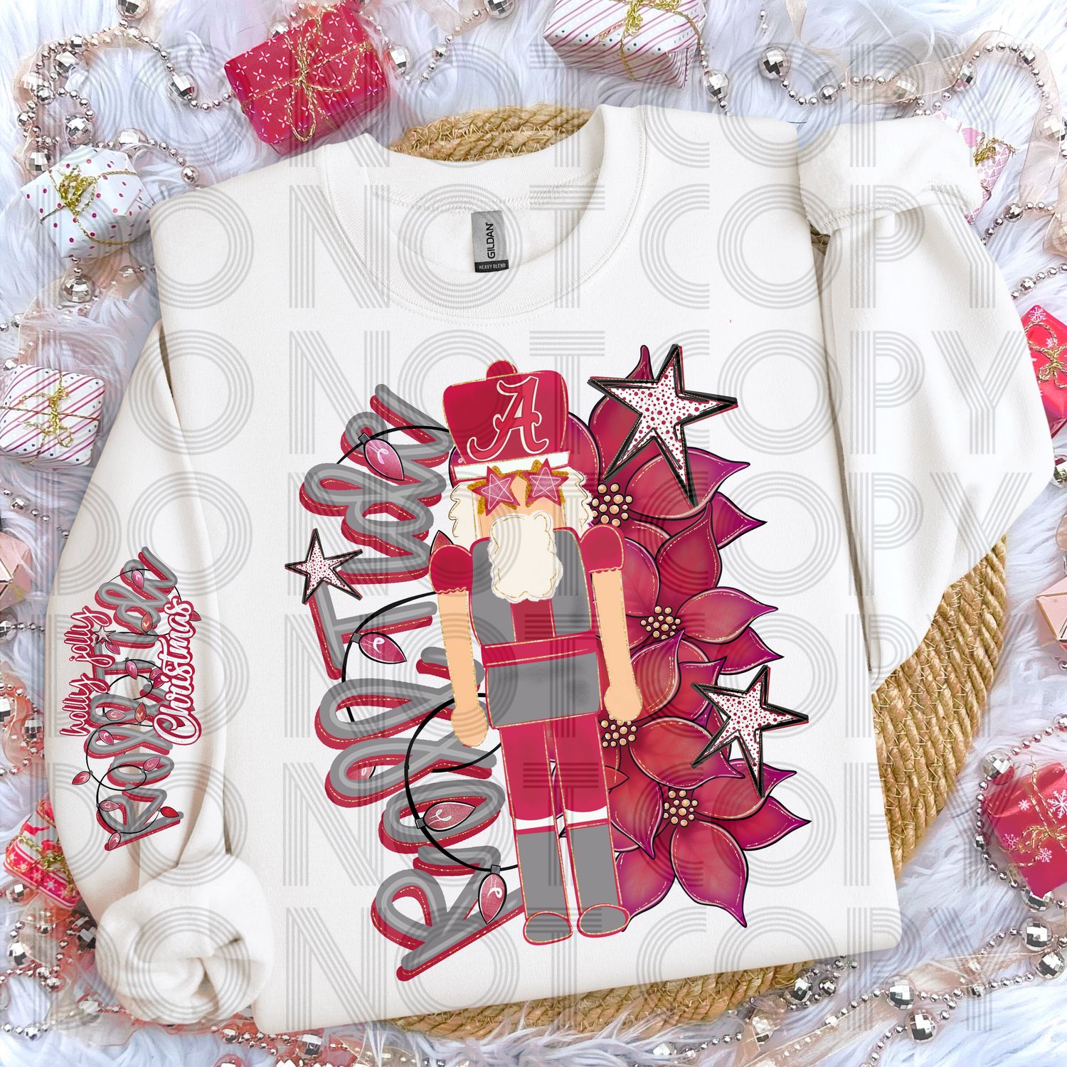 HOLLY JOLLY ROLL TIDE CHRISTMAS NUTCRACKER