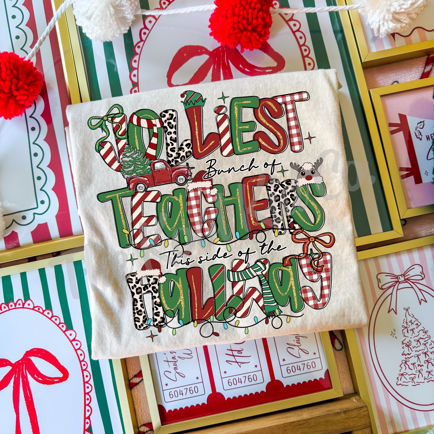 JOLLIEST BUNCH OF TEACHERS THIS SIDE OF THE HALLWAY