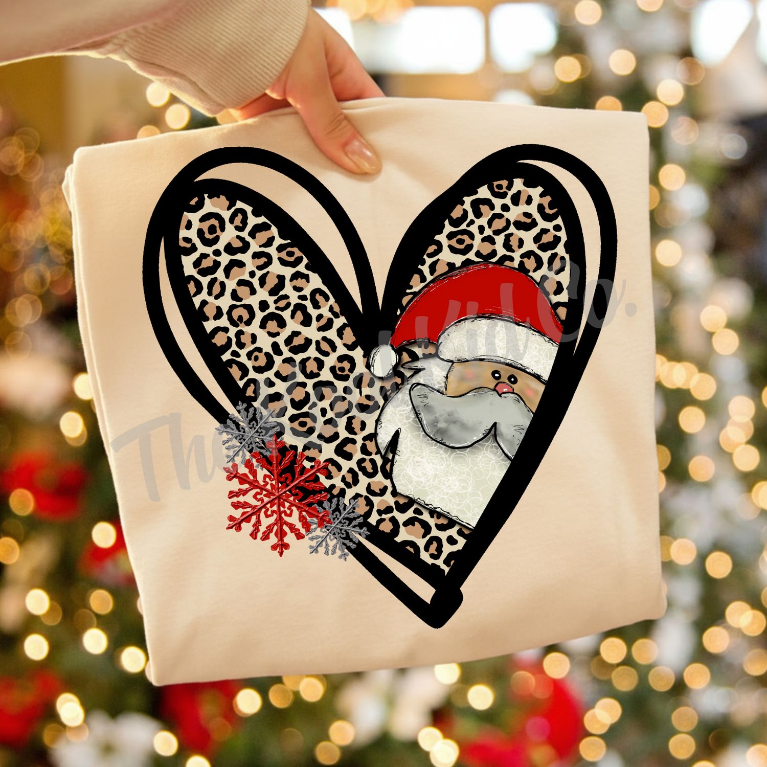 LEOPARD SANTA HEART