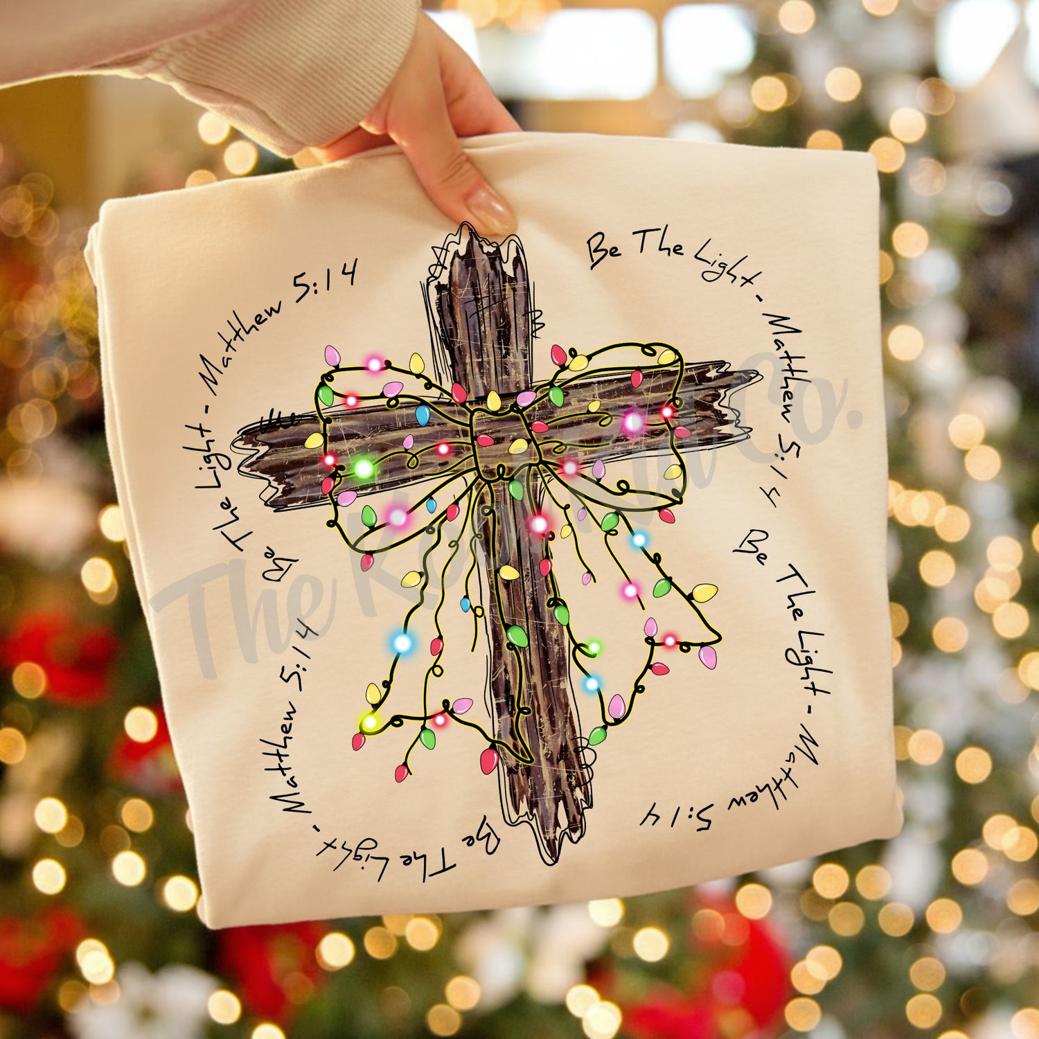 BE THE LIGHT CHRISTMAS CROSS