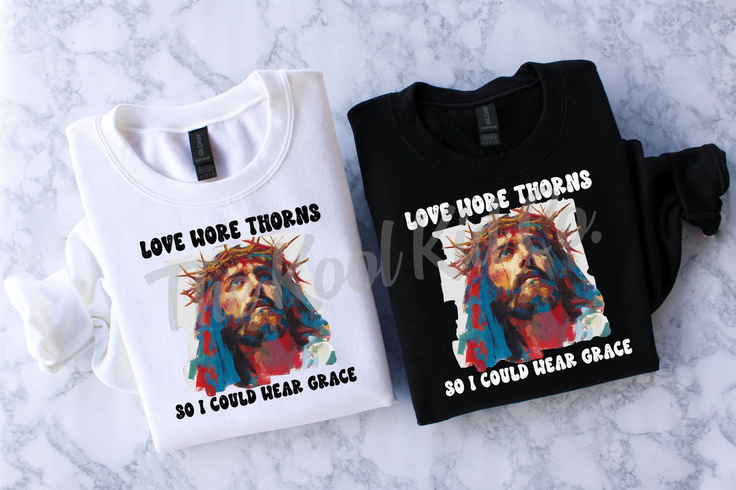 LOVE WORE THORNS SO I COULD WEAR GRACE