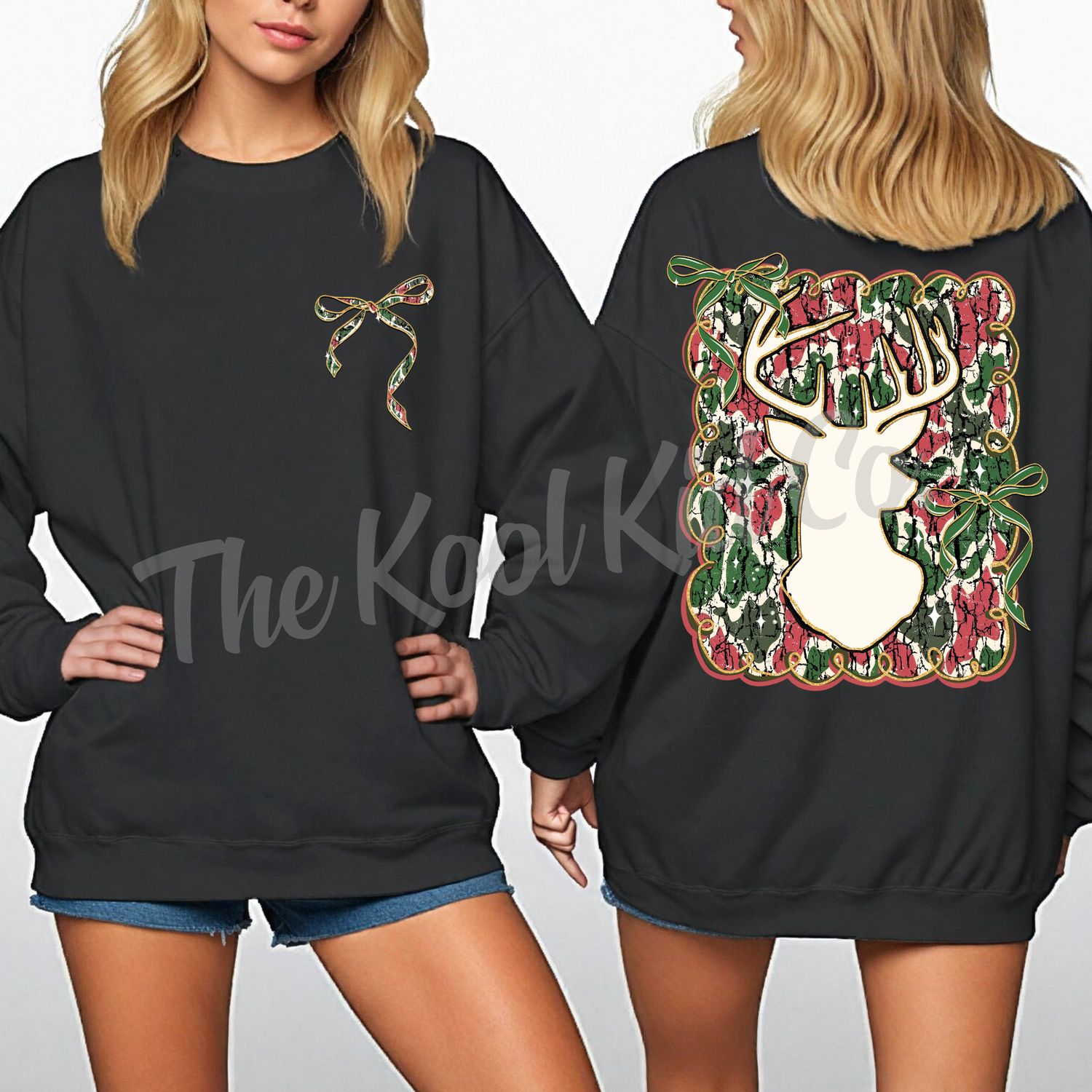 CHRISTMAS CAMO DEER COQUETTE