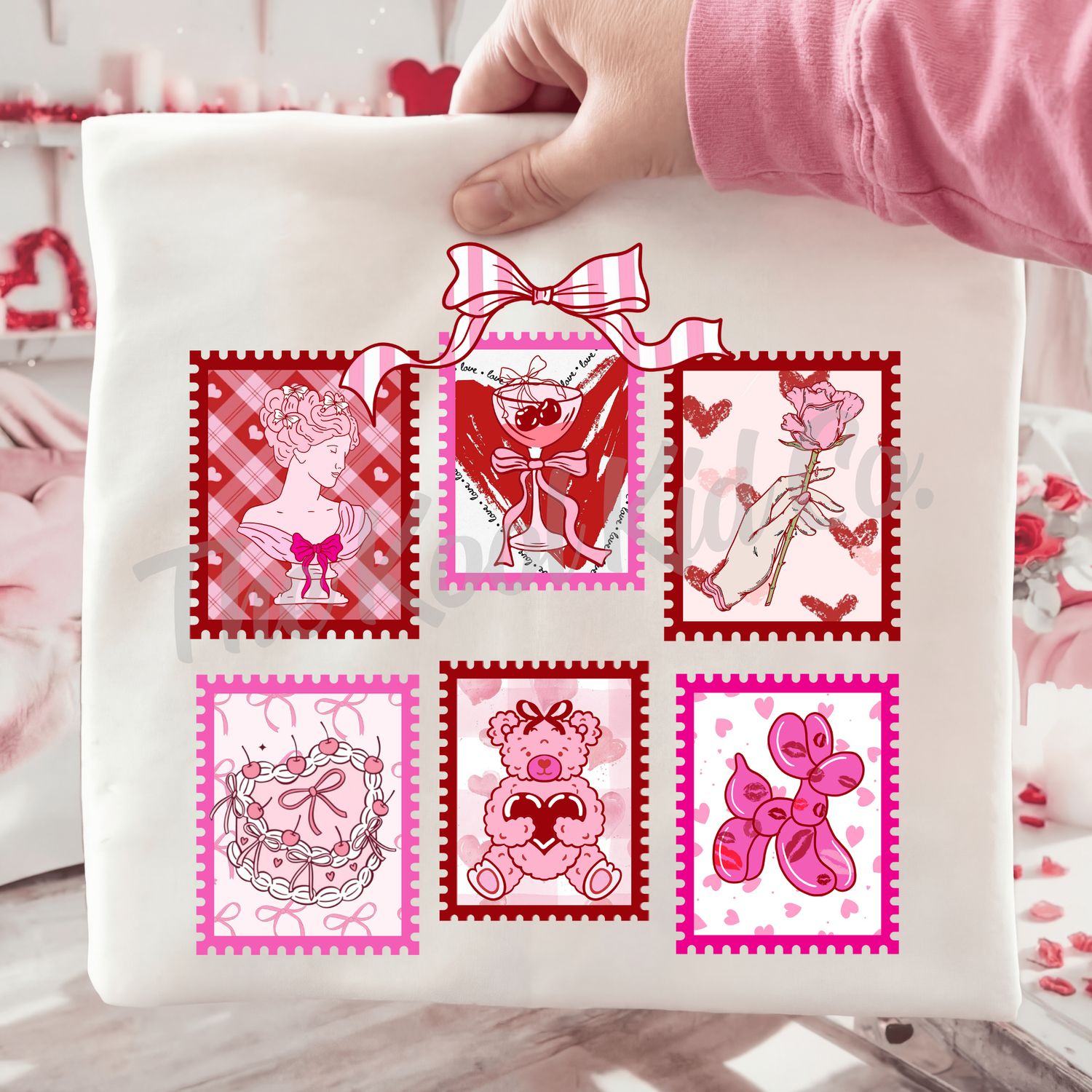 VALENTINE POSTAGE STAMPS