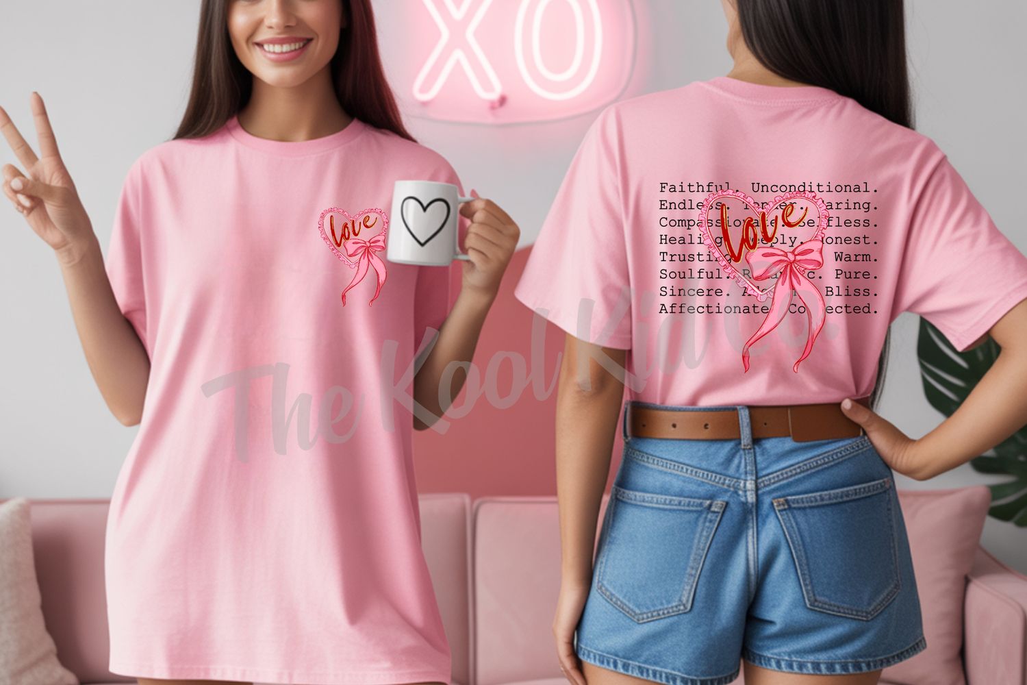 VALENTINE LOVE WITH HEART BOW