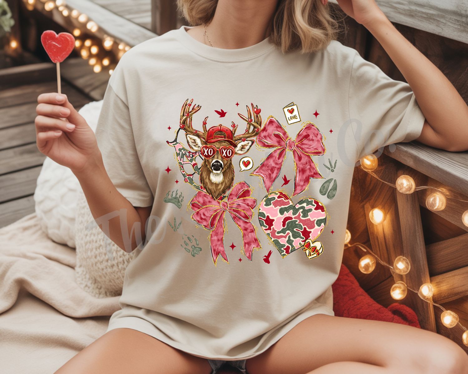 XOXO CAMO DEER COQUETTE