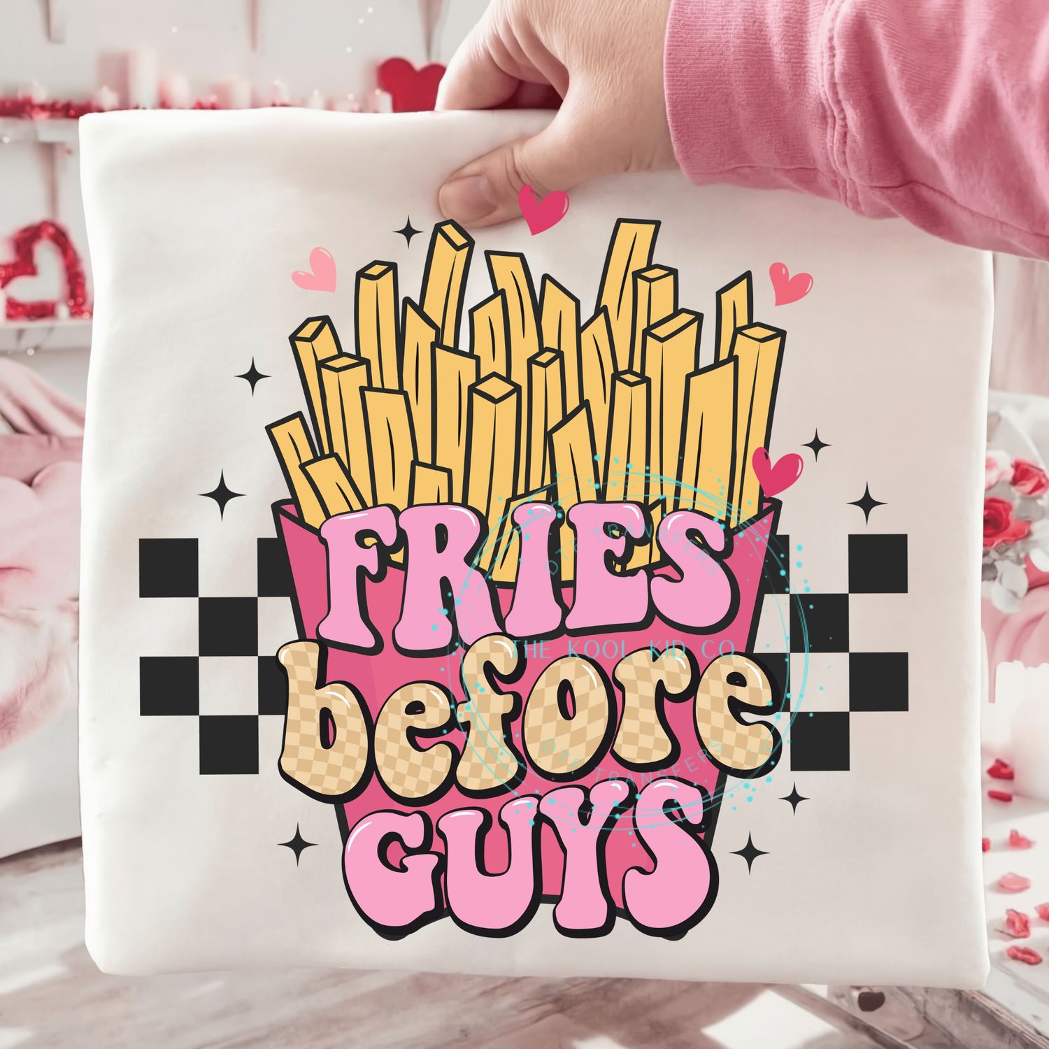 CHECKER FRIES BEFORE GUYS