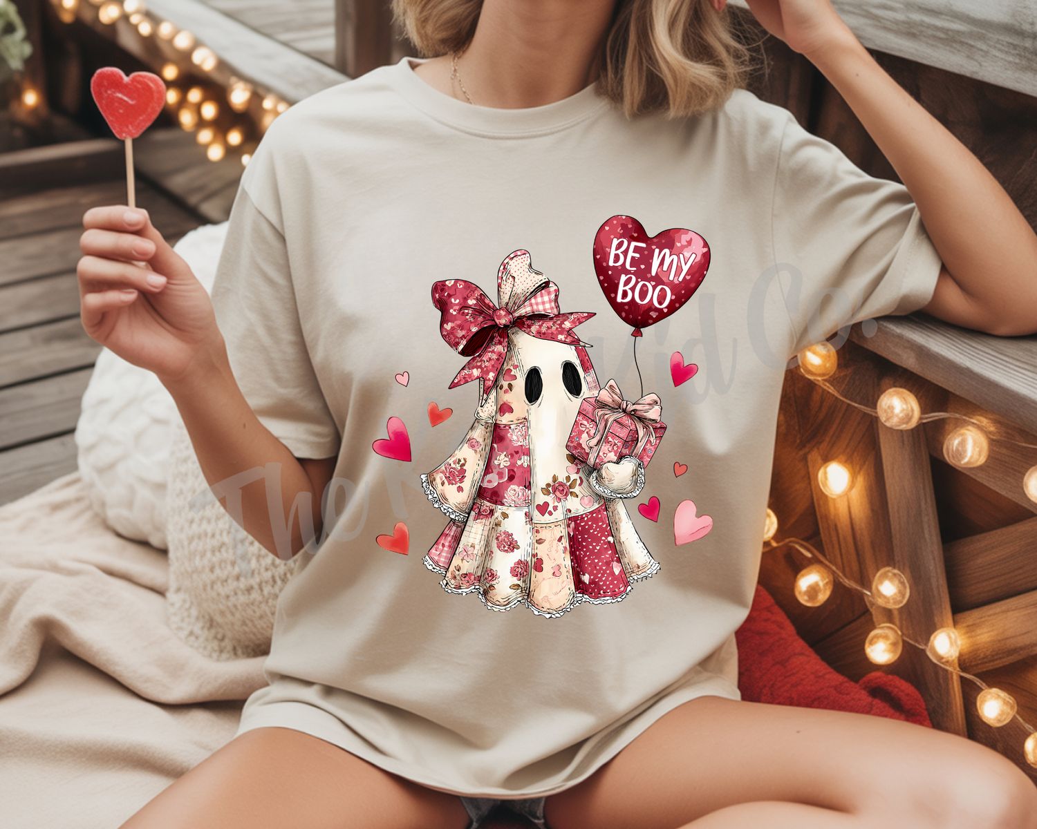 BE MY BOO PATCHWORK GHOST