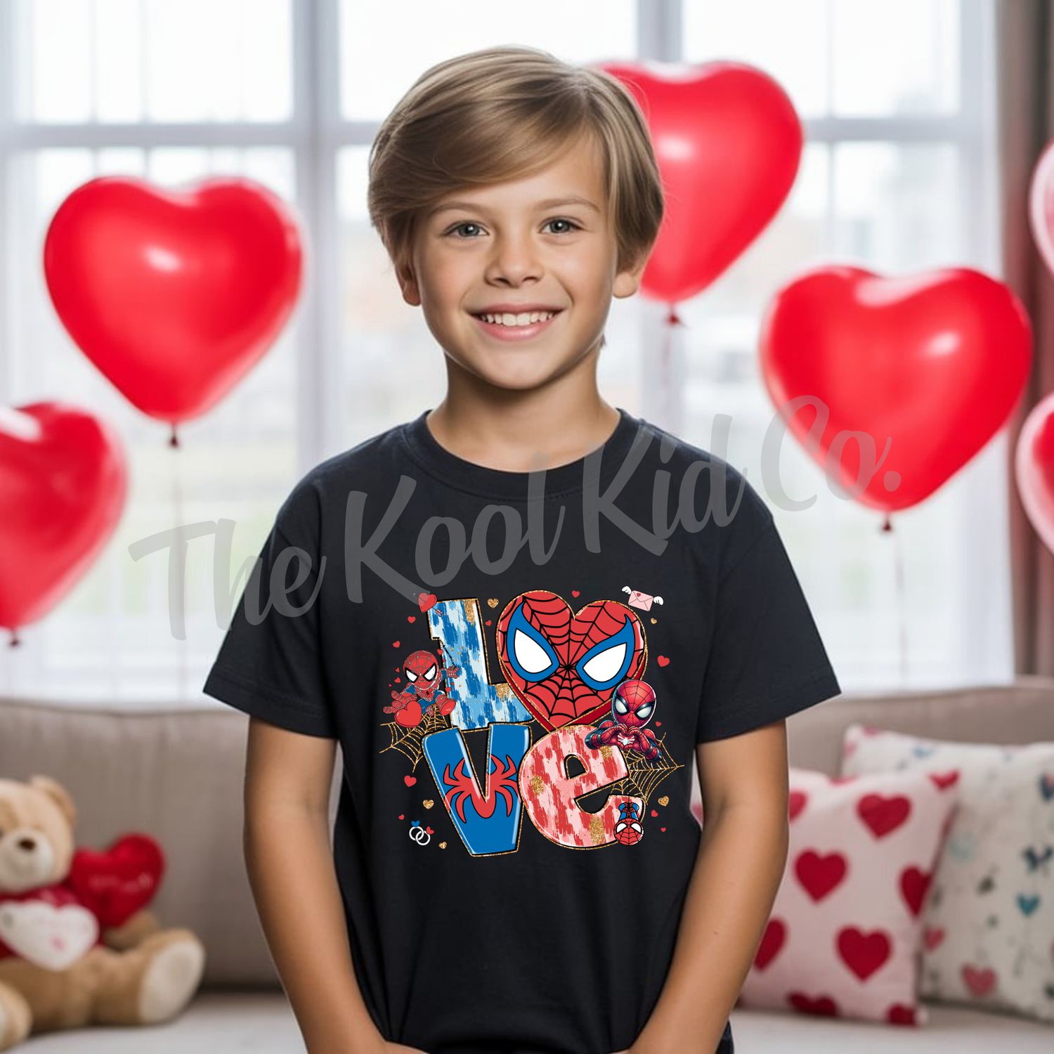 LOVE SPIDERMAN HEART