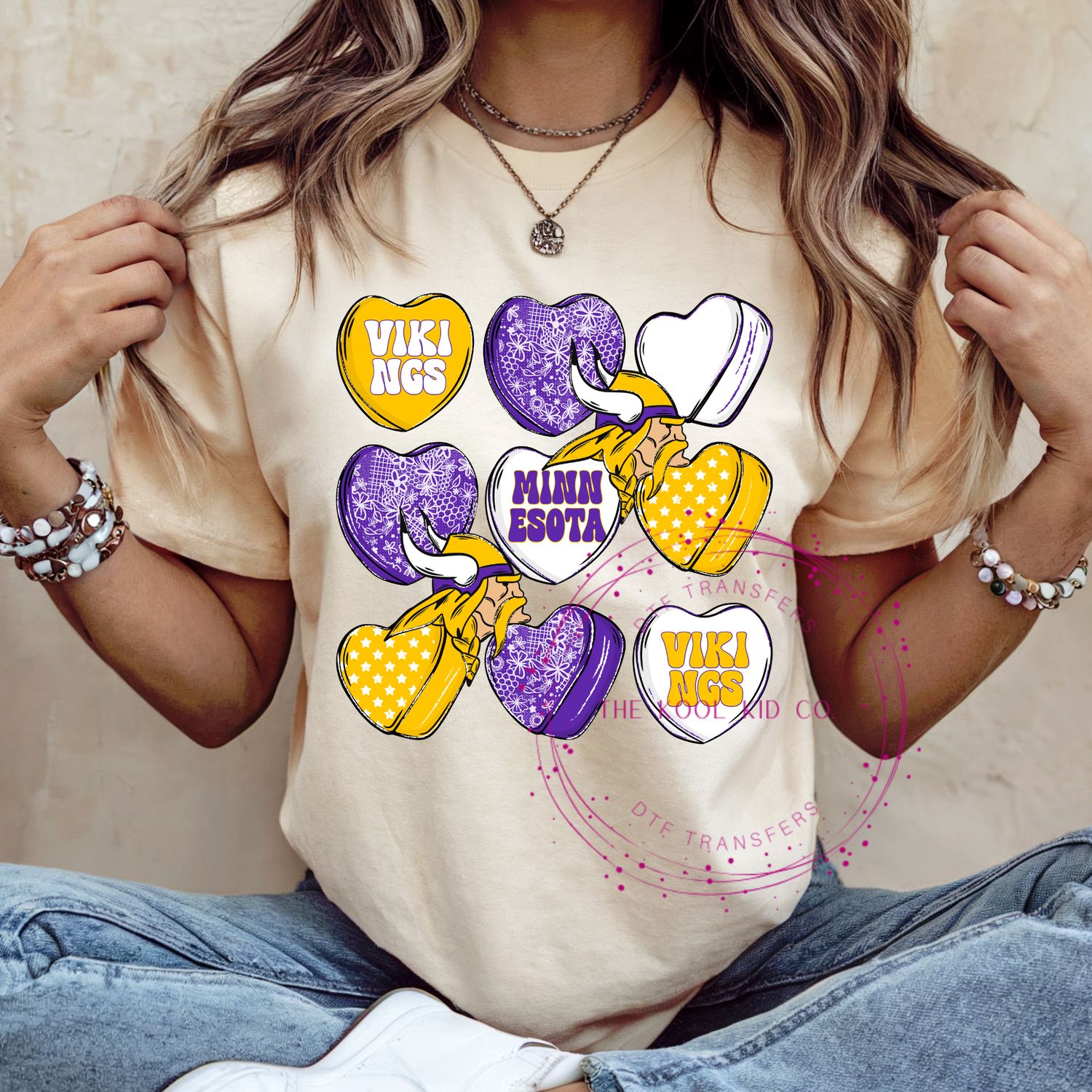 MINNESOTA VIKINGS CANDY HEARTS