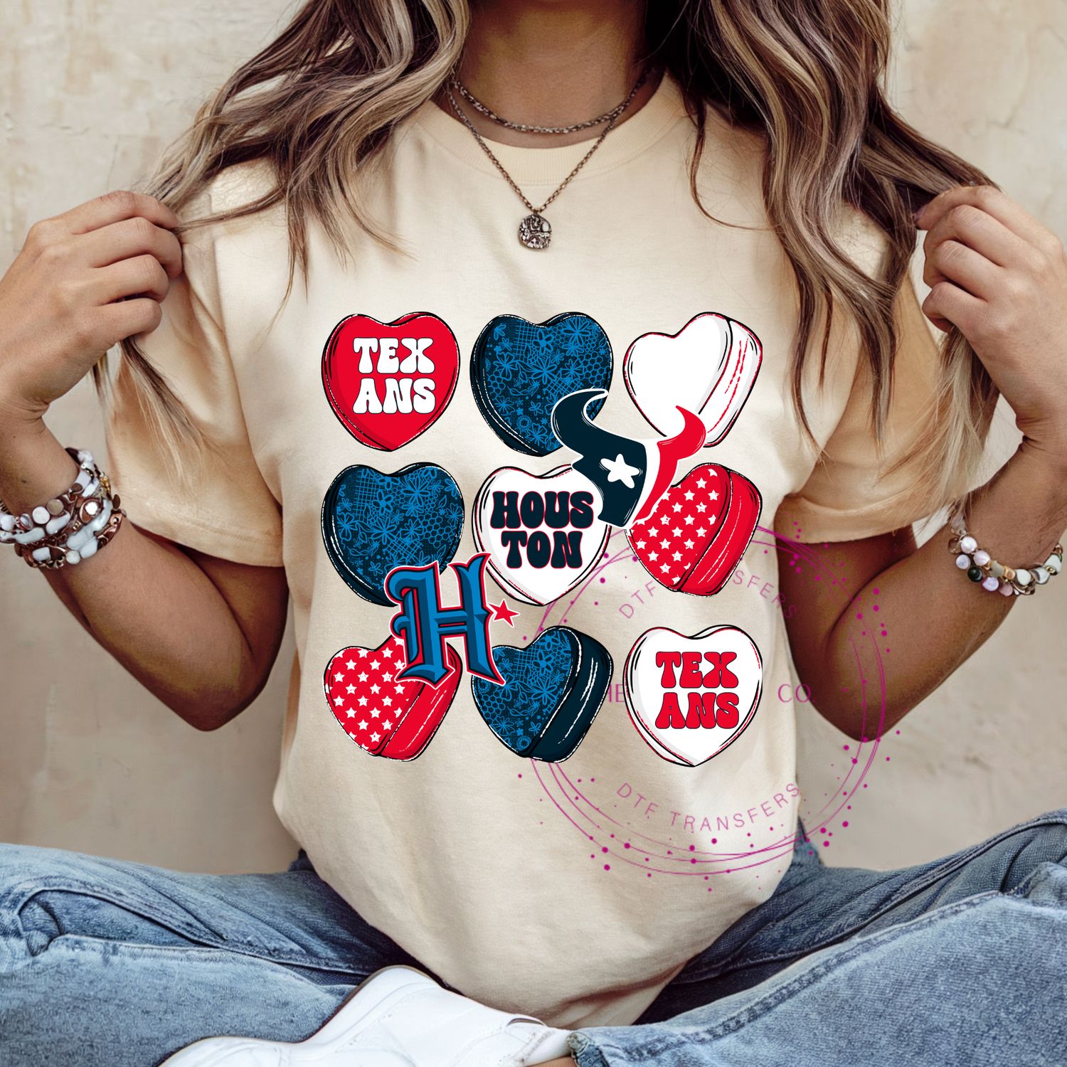 HOUSTON TEXANS CANDY HEARTS