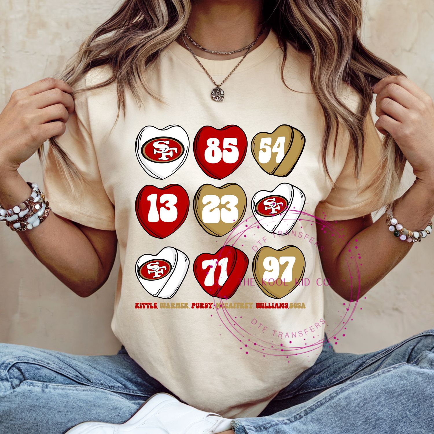 49ERS CONVERSATION HEARTS