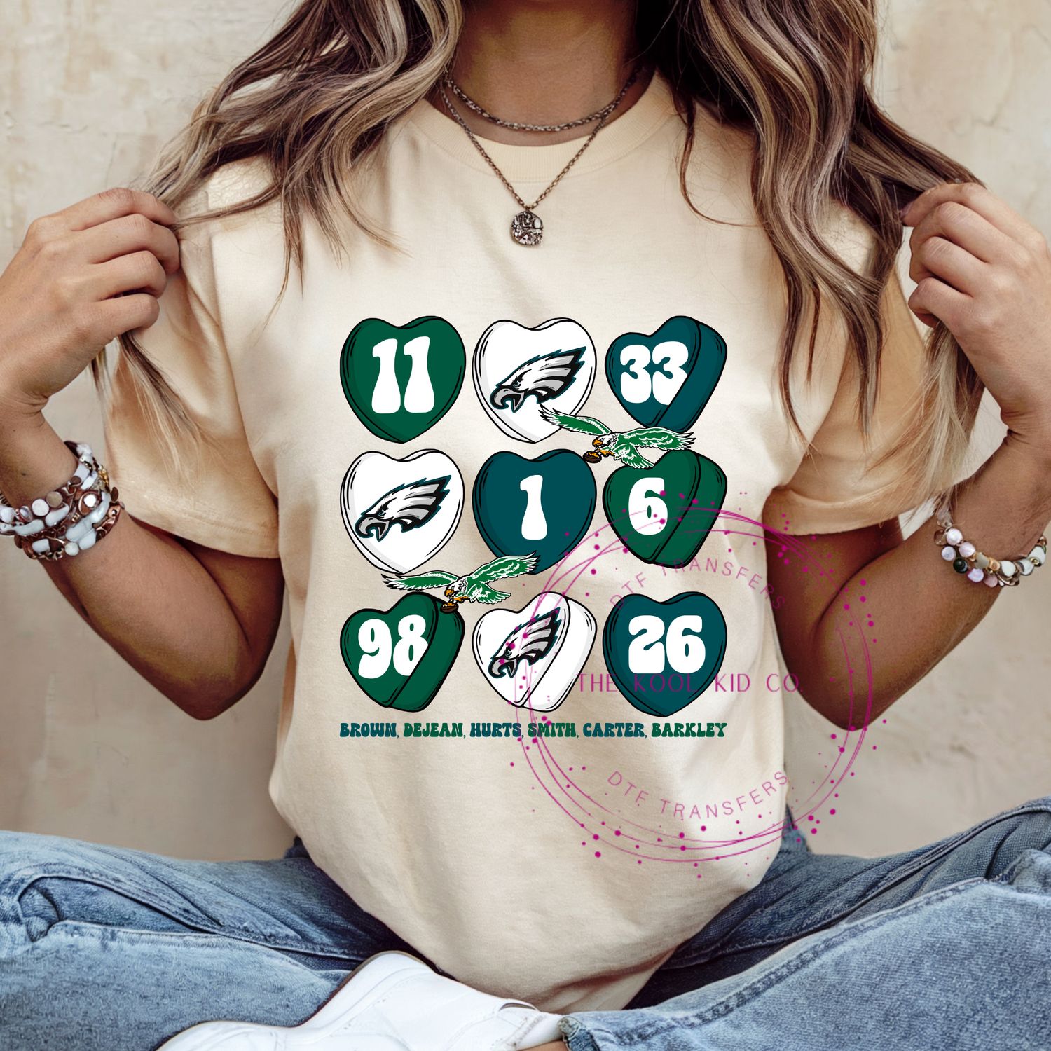 EAGLES CONVERSATION HEARTS