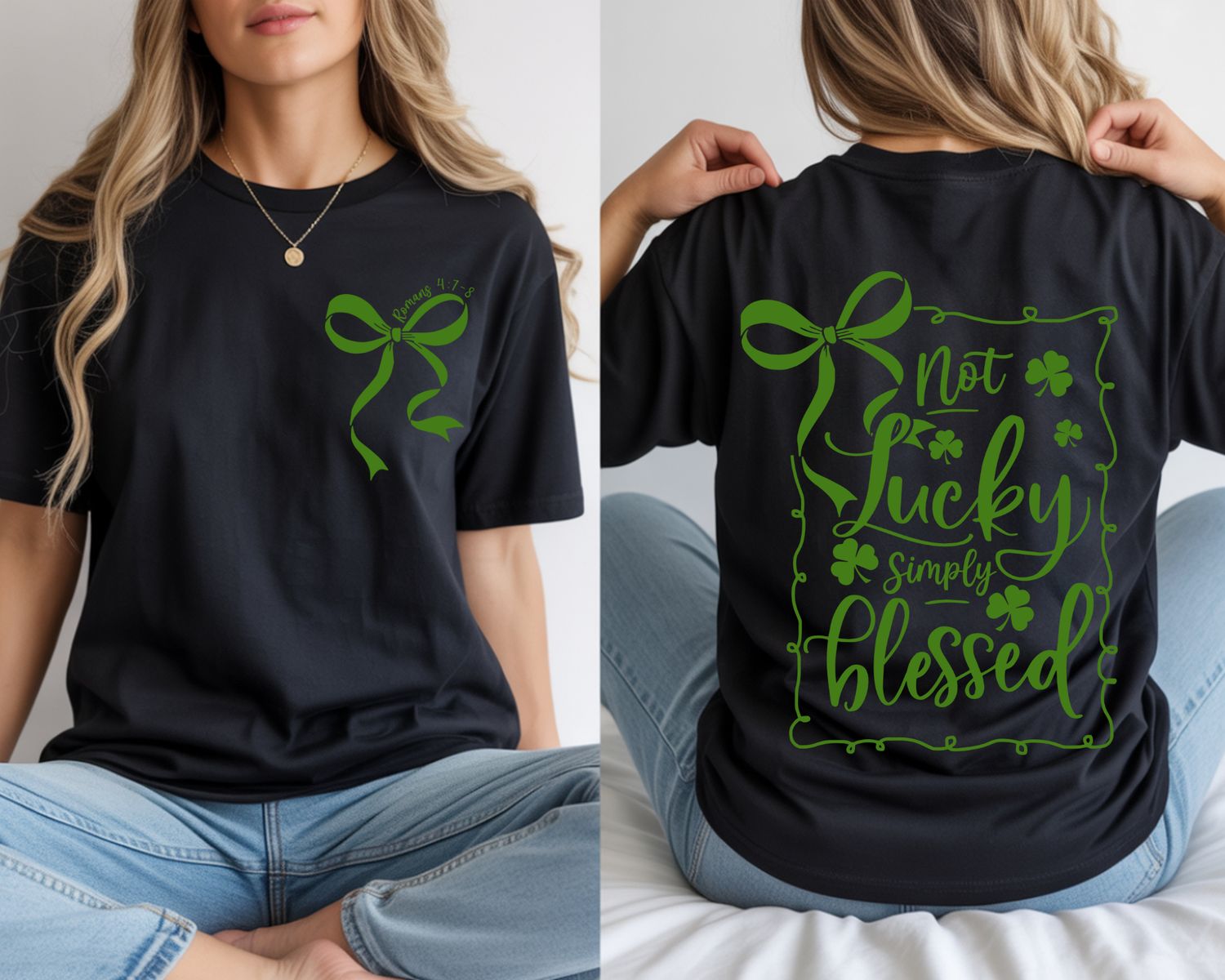 NOT LUCKY SIMPLY BLESSED