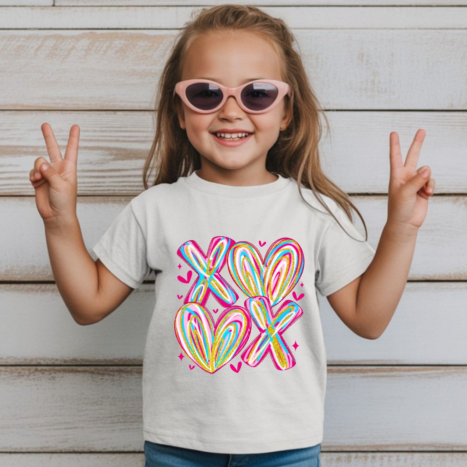 COLORFUL XOXO HEART COQUETTE