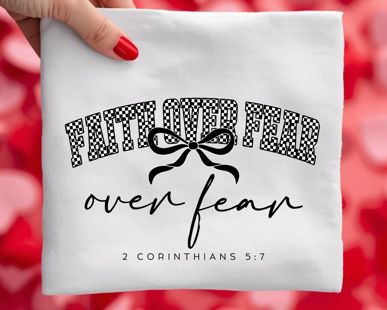 CHECKERED FAITH OVER FEAR