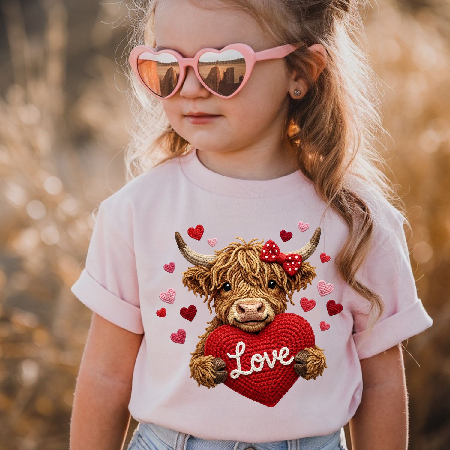 YARN LOVE HEART HIGHLAND