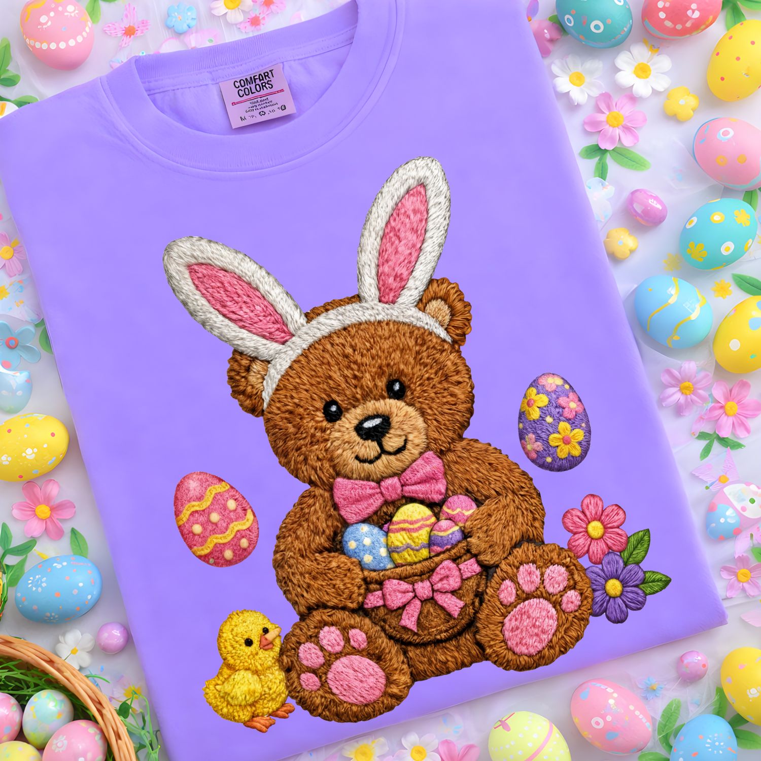 FUZZY EASTER BEAR
